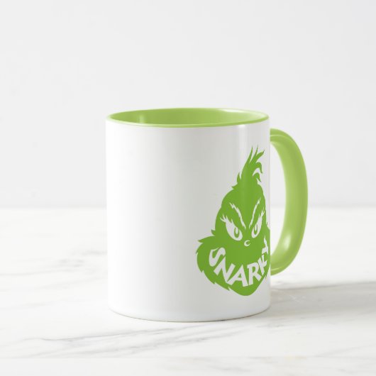 Snarky Grinch | Het Grinch Gezicht Mok (Voorkant rechts)