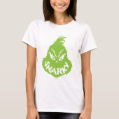 Snarky Grinch | Het Grinch-gezicht T-shirt (Voorkant)