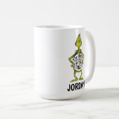 Snarky Grinch | Ik praat alleen met mijn hond Cust Koffiemok (Voorkant rechts)