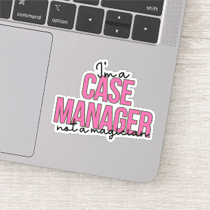 Snarky Hoesje Management Quote - Ik ben Hoesje Man Sticker