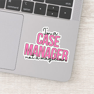 Snarky Hoesje Management Quote - Ik ben Hoesje Man Sticker