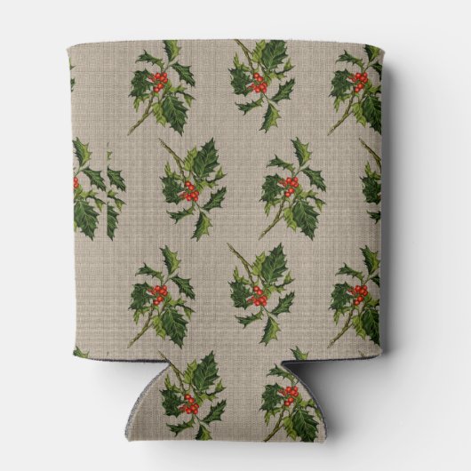 Snarky Holiday Holly Berry Blikjeskoeler (Achterkant)