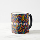 Snarky Hot Liquid Optimism Fauvist Art Magische Mok (Voorkant rechts)