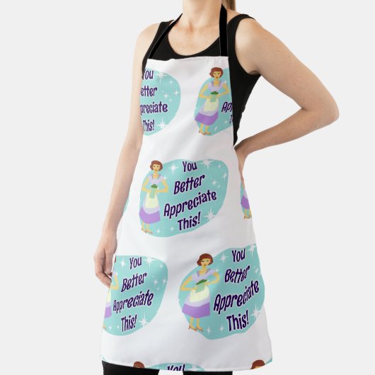 Snarky Je waardeert dit Gezegde beter Schort (Insitu)