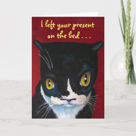Snarky Kat Birthday Card Kaart