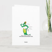 Snarky Koel Konijn Kaart (Achterkant)