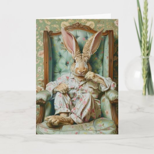 Snarky Koel Konijn Kaart (Voorkant)