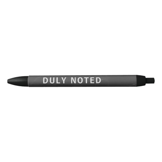 Snarky Pen | Duly Noted (Voorkant)