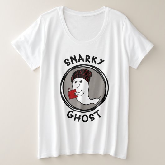 Snarky Plus-T-shirt Grote Maat T-shirt (Design voorkant)