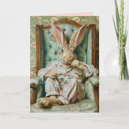 Snarky Rabbit Easter Card Kaart (Voorkant)