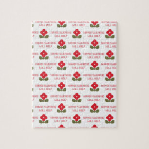 Snarky Rude Cross Stitch Funny Irreent humor Legpuzzel