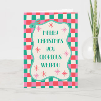 Snarky Sarcastische Kerstkaart Feestdagen Kaart