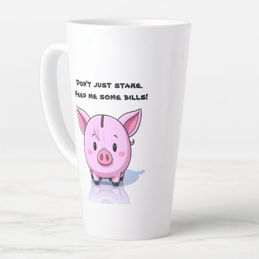 Snarky swine latte mok (Linkerhoek)