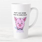 Snarky swine latte mok (Rechts)