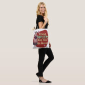 Snarky Thriller Genre Reader Retro Huisvrouw Tote Bag (Op model)