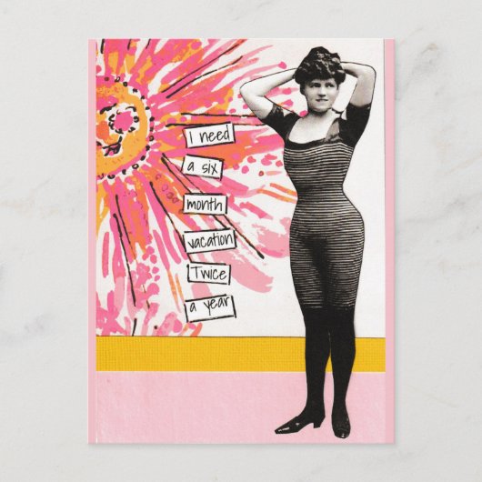 Snarky vakantie Briefkaart zes maanden (Voorkant)