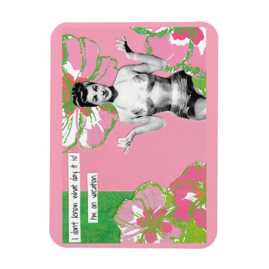 Snarky vakantie magneet Welke dag is het? (Verticaal)