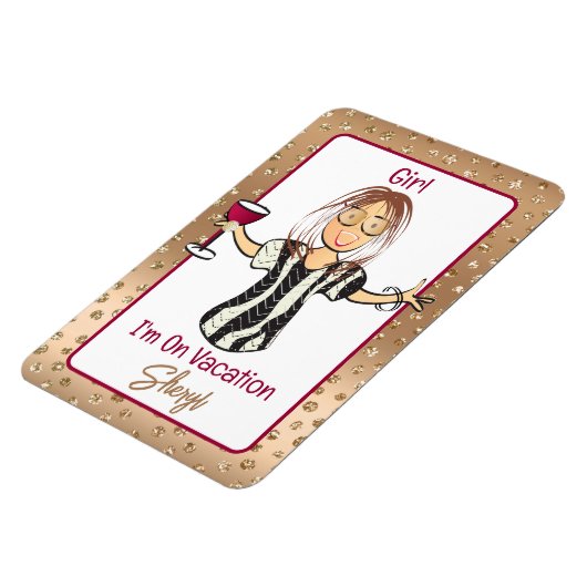 Snarky vakantie voor haar cruiseschip deur brunett magneet (Linkerzijde)