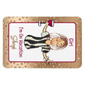 Snarky vakantie voor haar cruiseschip deur brunett magneet (Horizontaal)