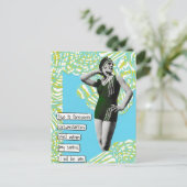 Snarky Vakantiebriefkaart Ik Kom Te Laat Feestdagenkaart (Staand voorkant)