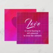 Snarky Valentijnsdag Kaart (Voorkant / Achterkant)