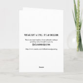  Snarky Verjaardag Kaart met Meisje Werken (Achterkant)