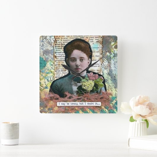 Snarky Vierkante Klok (Huis)