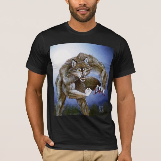 Snarling Alpha Werewolf t-shirt (Voorkant)