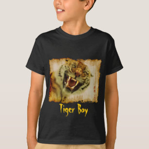 Snarling Aziatische Tijger Wildlife-lover Art Appa T-shirt