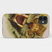 Snarling Bengaalse tijger Big Cat Wildlife Art Case-Mate iPhone Case (Achterkant (horizontaal))