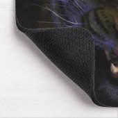 Snarling Bengal Tiger Fine Art Wildlife Mousepad Muismat (Hoek)