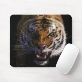Snarling Bengal Tiger Fine Art Wildlife Mousepad Muismat (Met muis)