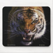 Snarling Bengal Tiger Fine Art Wildlife Mousepad Muismat (Voorkant)