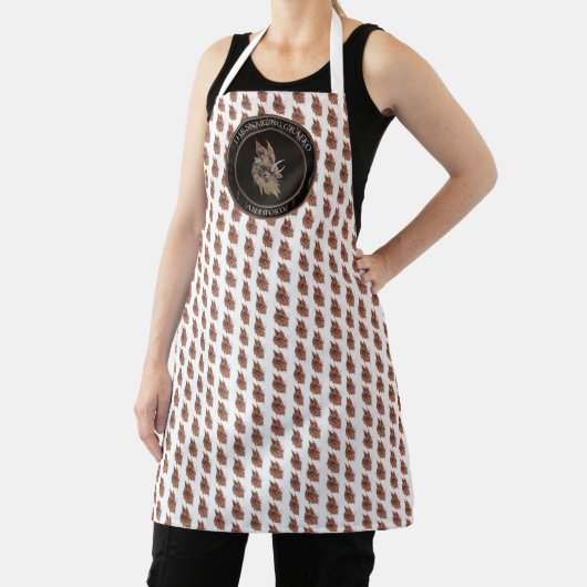 Snarling Graeko Bar Apron All-Over Print Schort (Insitu)