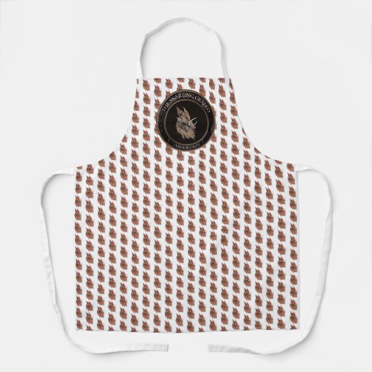 Snarling Graeko Bar Apron All-Over Print Schort (Voorkant)
