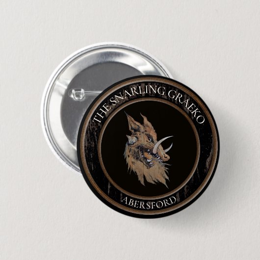 Snarling Graeko Button (Voorkant /achterkant)
