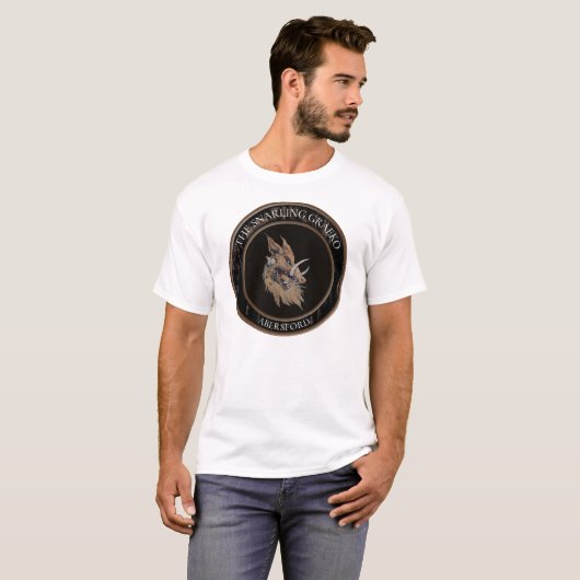 Snarling Graeko Round Mannen T-Shirt (Voorkant volledig)