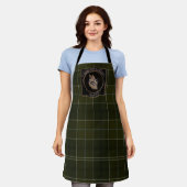 Snarling Graeko Tartan Bar Apron Schort (Gedragen)