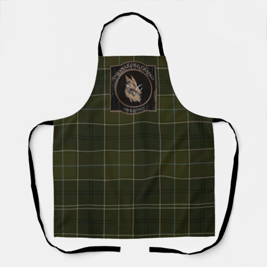 Snarling Graeko Tartan Bar Apron Schort (Voorkant)