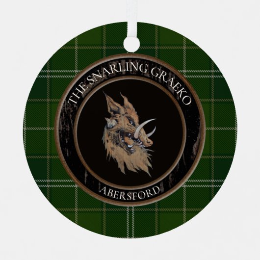 Snarling Graeko Xmas Ornament (Voorkant)