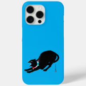 Snarling sissen zwart japans kat Case-Mate iPhone case (Achterkant)