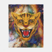 Snarling Tiger Nebula Fleece Blanket Deken (Voorkant)