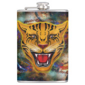 Snarling Tiger Nebula Heupfles (Voorkant)
