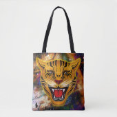 Snarling Tiger Nebula Tote Bag (Voorkant)