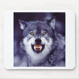 Snarling Wolf Muismat