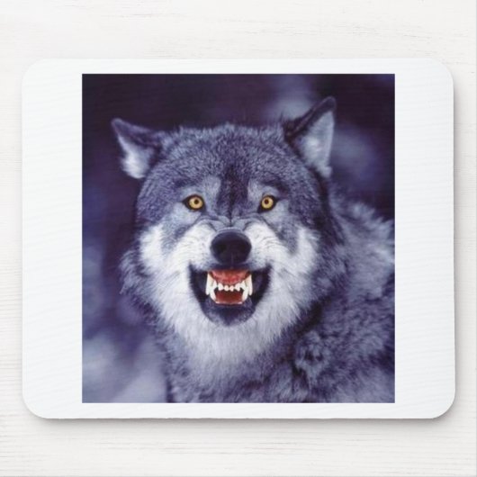 Snarling Wolf Muismat (Voorkant)