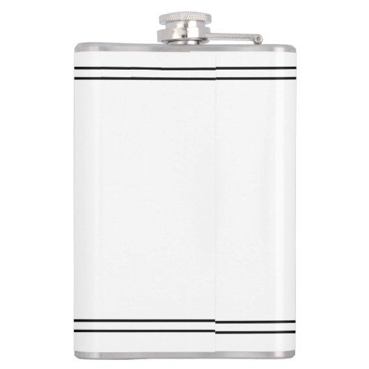 Snarling Wolf Personalized Heupfles (Achterkant)