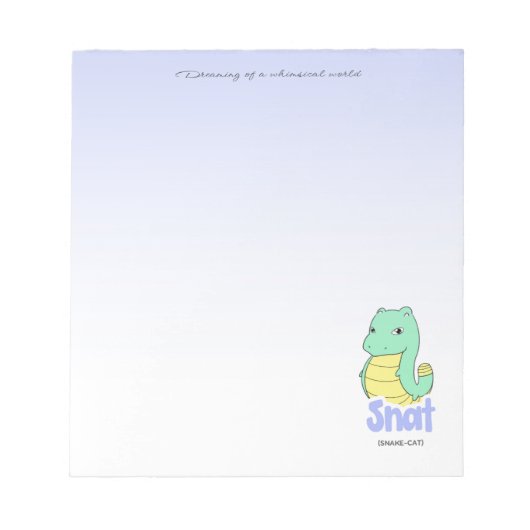 Snat (Slang + Kat) Paarse Notitieblok (Voorkant)