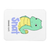 Snat (slang + kat) Schattigee flexibele magneet (Horizontaal)