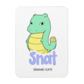 Snat (slang + kat) Schattigee flexibele magneet (Verticaal)